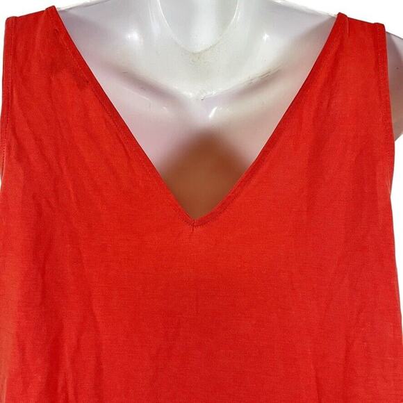Red by BKE The Buckle Womens Tie Front Casual Modal Knit Sleeveless Dress sz XL - Picture 13 of 16
